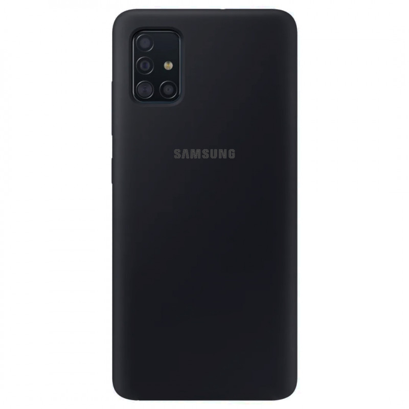 

Чохол Silicone Case Full Protective на Samsung Galaxy A71 (Чорний / Black) 871105