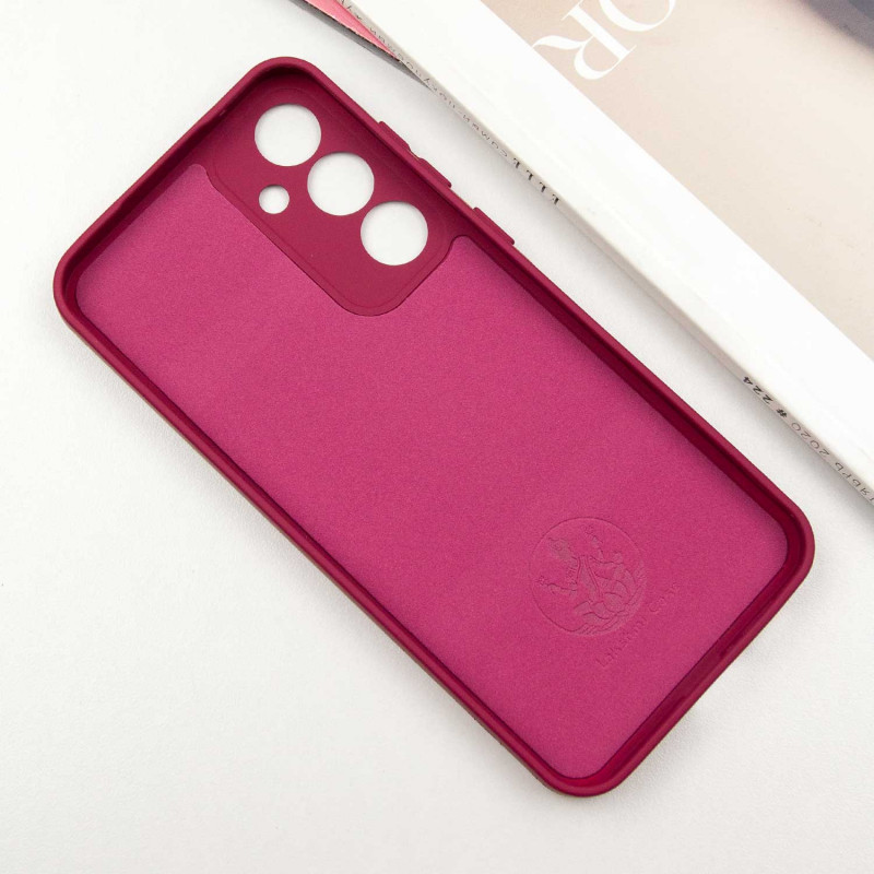 Фото Чохол Silicone Cover Lakshmi Full Camera (AA) на Samsung Galaxy S24 FE (Бордовий / Marsala) в маназині vchehle.ua