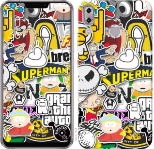 

Чохол Popular logos на Asus Zenfone Max Pro M2 ZB631KL 701057