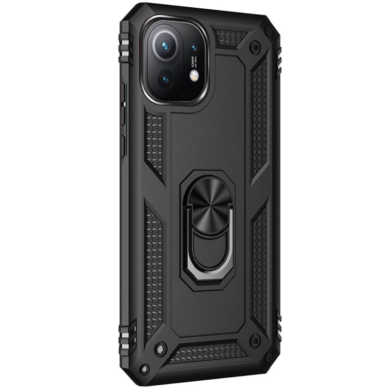 

Ударостійкий чохол Serge Ring for Magnet на Xiaomi Mi 11 (Чорний) 1117250