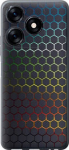Чехол Переливающиеся соты для Tecno Spark 10