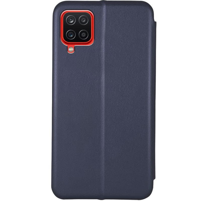 Фото Шкіряний чохол-книжка Classy на Samsung Galaxy A12 (Темно синій) на vchehle.ua
