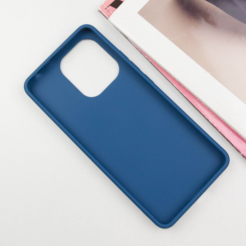 Фото TPU чохол Bonbon Metal Style на Xiaomi Redmi Note 13 Pro 4G / Poco M6 Pro 4G (Синій / Denim Blue) на vchehle.ua