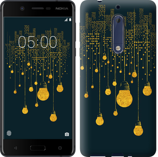 

Чехол Иллюстрация ночного города для Nokia 5 592516