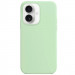 Чохол Silicone Case Full Protective (AA) NO LOGO на Apple iPhone 16 (6.1") (Зелений / Pistachio)