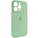 Фото Чехол Silicone Case Full Camera Protective (AA) для Apple iPhone 15 Pro Max (6.7") (Зеленый / Pistachio) на vchehle.ua