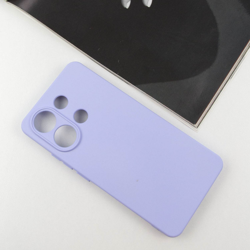 Фото Чохол Silicone Cover Lakshmi Full Camera (A) на Xiaomi Redmi Note 13 4G (Бузковий / Dasheen) в маназині vchehle.ua