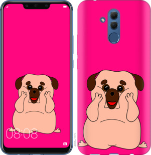 

Чехол Весёлый мопс для Huawei Mate 20 Lite 928630