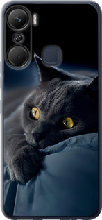 Чехол Дымчатый кот для Infinix Hot 12 Pro