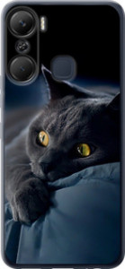 Чехол Дымчатый кот для Infinix Hot 12 Pro