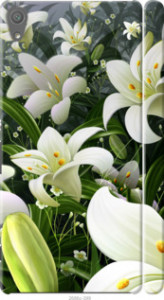 Чехол Белые лилии для Sony Xperia XA