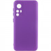 Чехол TPU GETMAN Liquid Silk Full Camera для Xiaomi Redmi Note 12S (Фиолетовый / Purple)