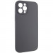 Фото Чехол Silicone Case Full Camera Protective (AA) NO LOGO для Apple iPhone 12 Pro (6.1") (Серый / Dark Gray) на vchehle.ua