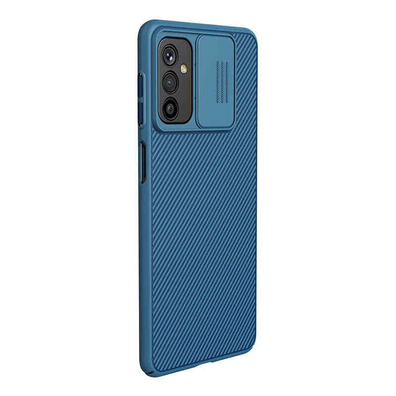 Карбонова накладка Nillkin Camshield (шторка на камеру) на Samsung Galaxy M52 (Синій / Blue) в магазині vchehle.ua