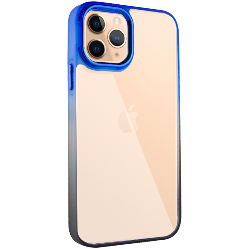 Чохол TPU+PC Fresh sip series на Apple iPhone 11 Pro Max (6.5") (Чорний / Синій)