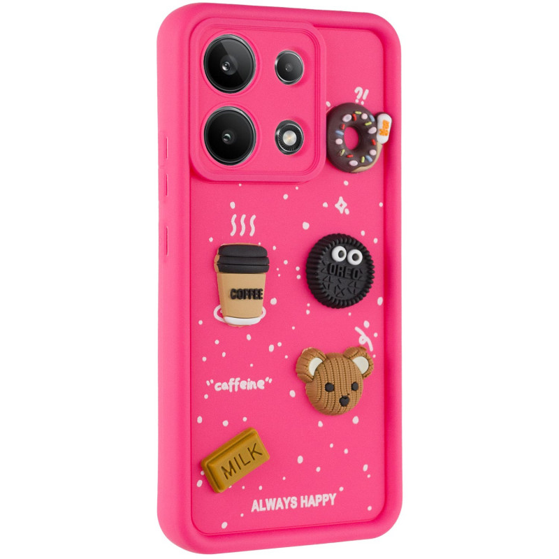 Чехол TPU Toys Case для Xiaomi Redmi Note 13 Pro 4G / Poco M6 Pro 4G (Pink / Always Happy)