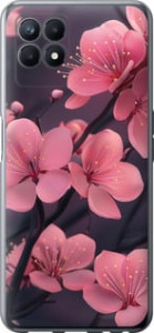 Чохол Пурпурна сакура на Realme Narzo 50