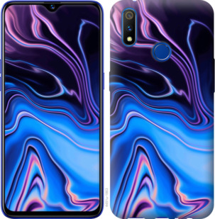 

Чехол Узор воды для Realme 3 Pro 920334