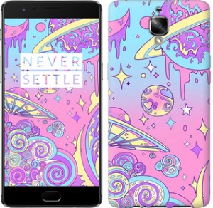 Чехол Розовая галактика для OnePlus 3