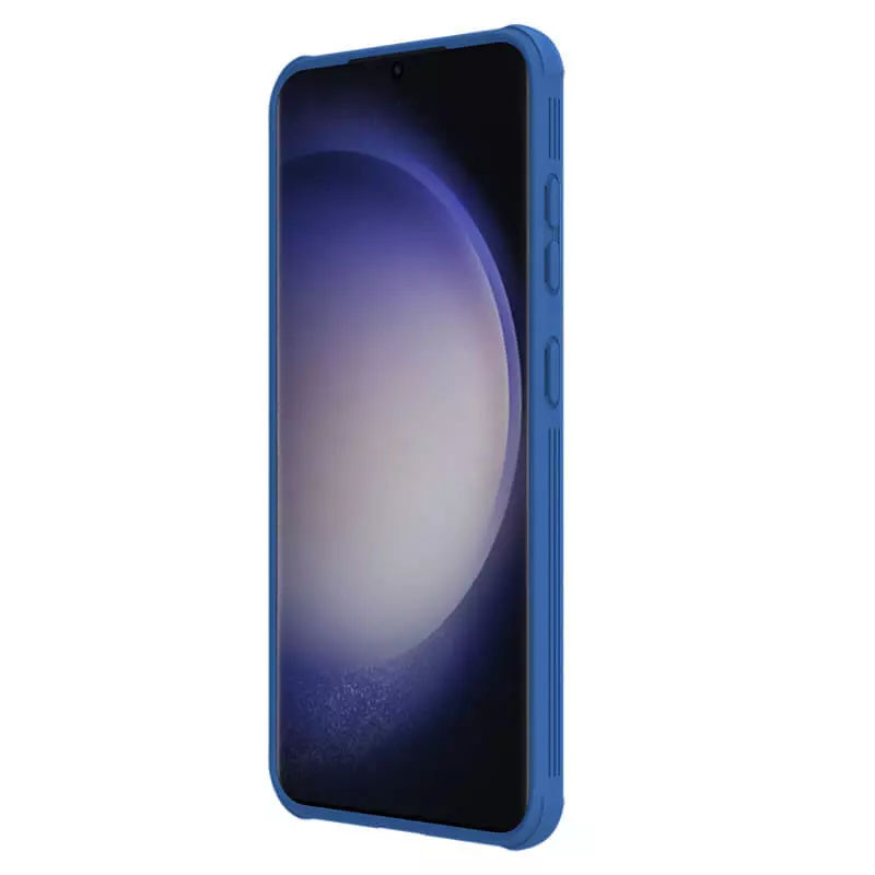 Купить Карбоновая накладка Nillkin CamShield Pro для Samsung Galaxy S24+ (Blue) на vchehle.ua