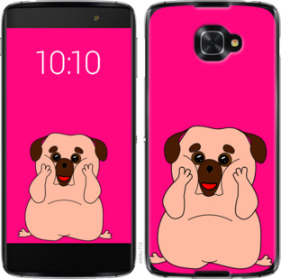 

Чехол Весёлый мопс для Alcatel idol 4s 928746