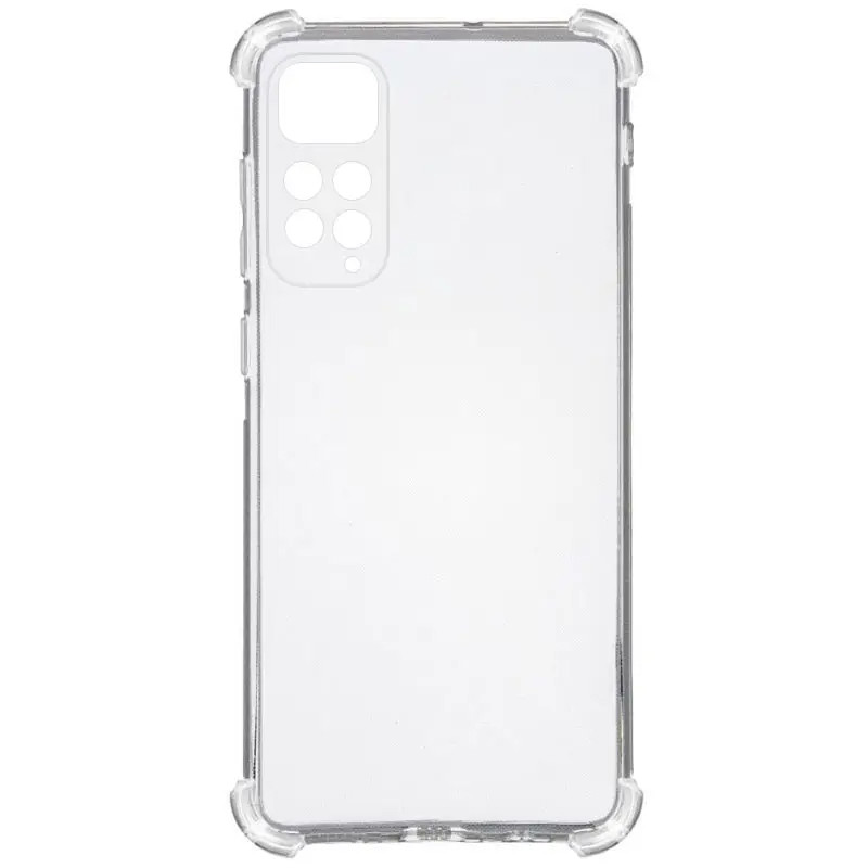 Фото TPU чохол GETMAN Ease logo посилені кути Full Camera на Xiaomi Redmi Note 11 (Global) / Note 11S (Прозорий (прозорий)) в маназині vchehle.ua