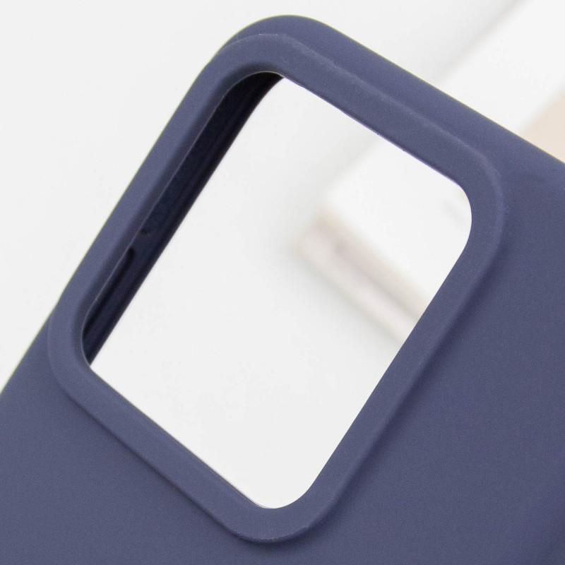 Заказать Чехол Silicone Cover Lakshmi (AAA) для Xiaomi 14 (Темно-синий / Midnight blue) на vchehle.ua