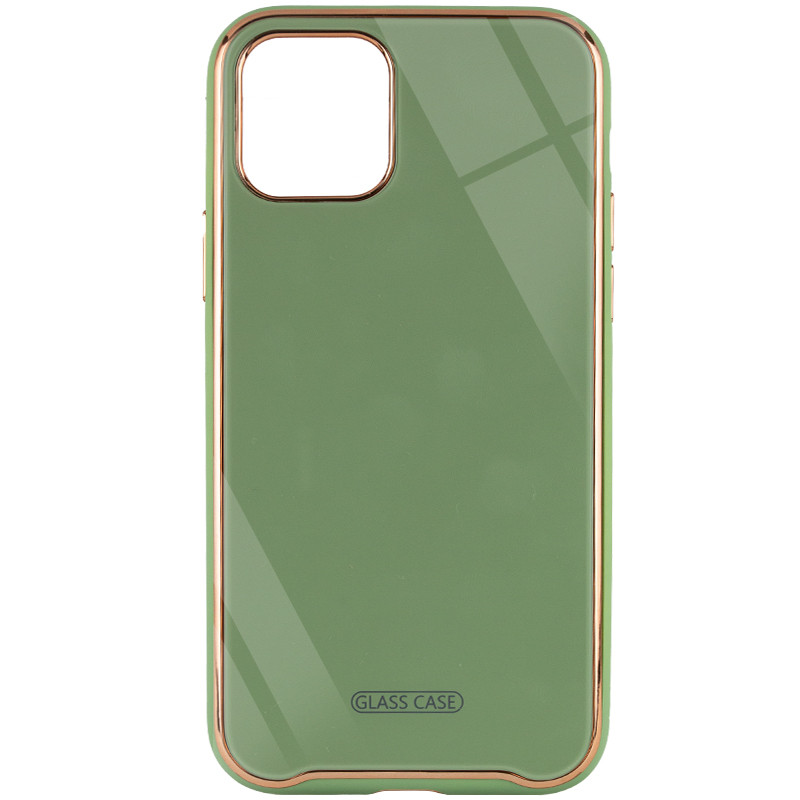 

TPU+Glass чехол Venezia для Apple iPhone 11 Pro (5.8") (Мятный / Mint) 923321