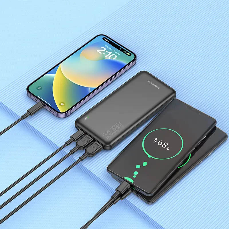 Фото Портативное ЗУ Power Bank Borofone BJ38 22.5W+PD20W 10000 mAh (Black) на vchehle.ua