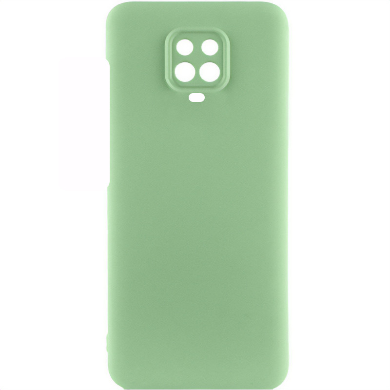 Чехол Silicone Cover Lakshmi Full Camera (AAA) для Xiaomi Redmi Note 9s / Note 9 Pro /Note 9 Pro Max (Мятный / Mint)