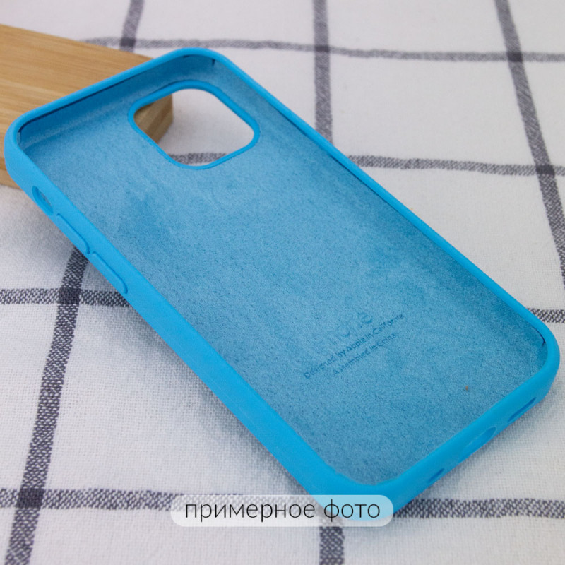 Фото Чохол Silicone Case Full Protective (AA) на Apple iPhone 16 Pro (6.3") (Блакитний / Blue) в маназині vchehle.ua