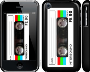 Чехол Кассета с90 для iPhone 3Gs