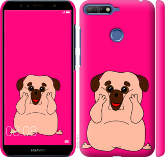 

Чохол Веселий мопс для Huawei Honor 7A Pro 928597