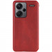 Фото Кожаный чехол-книжка GETMAN Cubic (PU) для Xiaomi Redmi Note 13 Pro+ (Красный) в магазине vchehle.ua