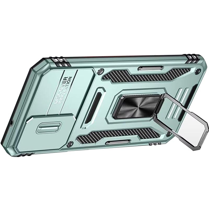 Фото Удароміцний чохол Camshield Army Ring на Samsung Galaxy S20 FE (Зелений / Light Green) на vchehle.ua