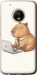Чохол Funny Capybara CEO Working на Motorola Moto G5 PLUS