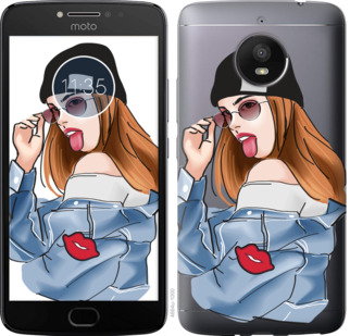 

Чохол Дівчина v3 на Motorola Moto E4 Plus 843233