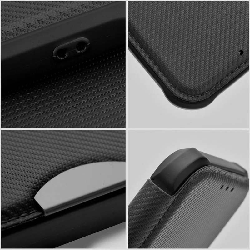 Купить Кожаный чехол-книжка GETMAN Razor (PU) для Samsung Galaxy A15 4G/5G / M15 5G (Black) на vchehle.ua