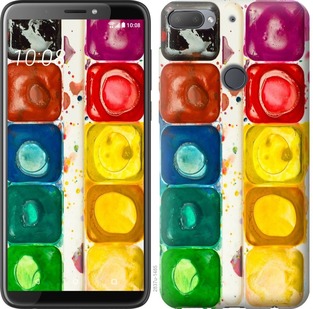 

Чехол Палитра красок для HTC Desire 12 Plus 673829