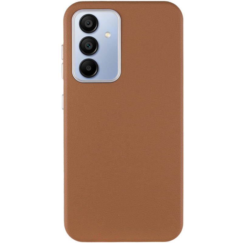 Фото Кожаный чехол Leather Case Metal Buttons для Samsung Galaxy A55 (Brown) на vchehle.ua