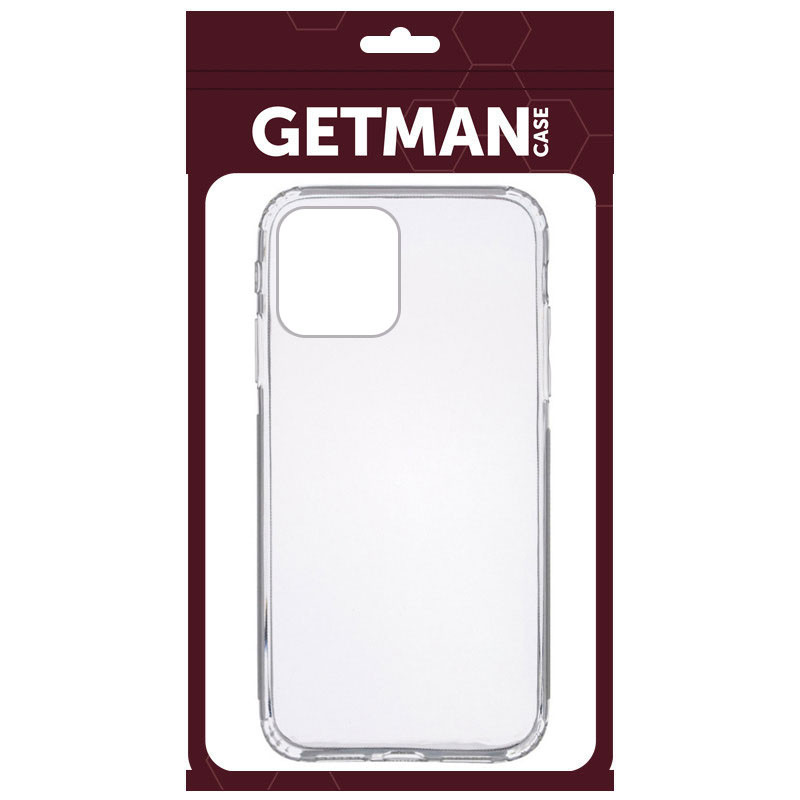 Фото TPU чохол GETMAN Clear 1,0 mm на Apple iPhone 14 Pro (6.1") (Прозорий (прозорий)) на vchehle.ua