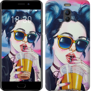 

Чохол Арт-дівчина в окулярах на Meizu M6 Note 626580