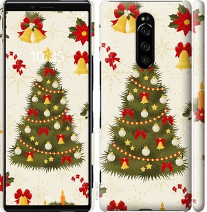 Чехол Новогодняя елка для Sony Xperia XZ4