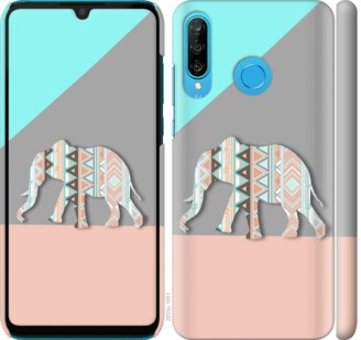 

Чехол Узорчатый слон для Huawei P30 Lite 704193