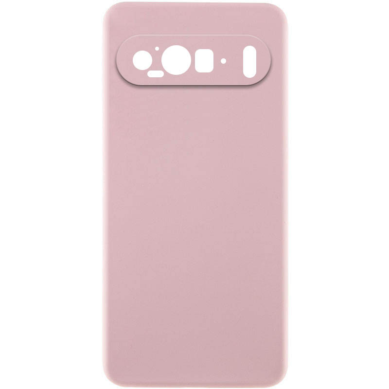 Чехол Silicone Cover Lakshmi Full Camera (AA) для Google Pixel 9 / 9 Pro (Розовый / Pink Sand)