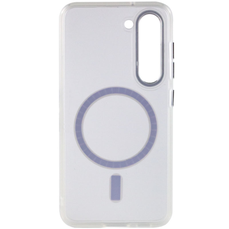 Фото Чехол TPU Lyon frosted with Magnetic Safe для Samsung Galaxy S23 (White) в магазине vchehle.ua