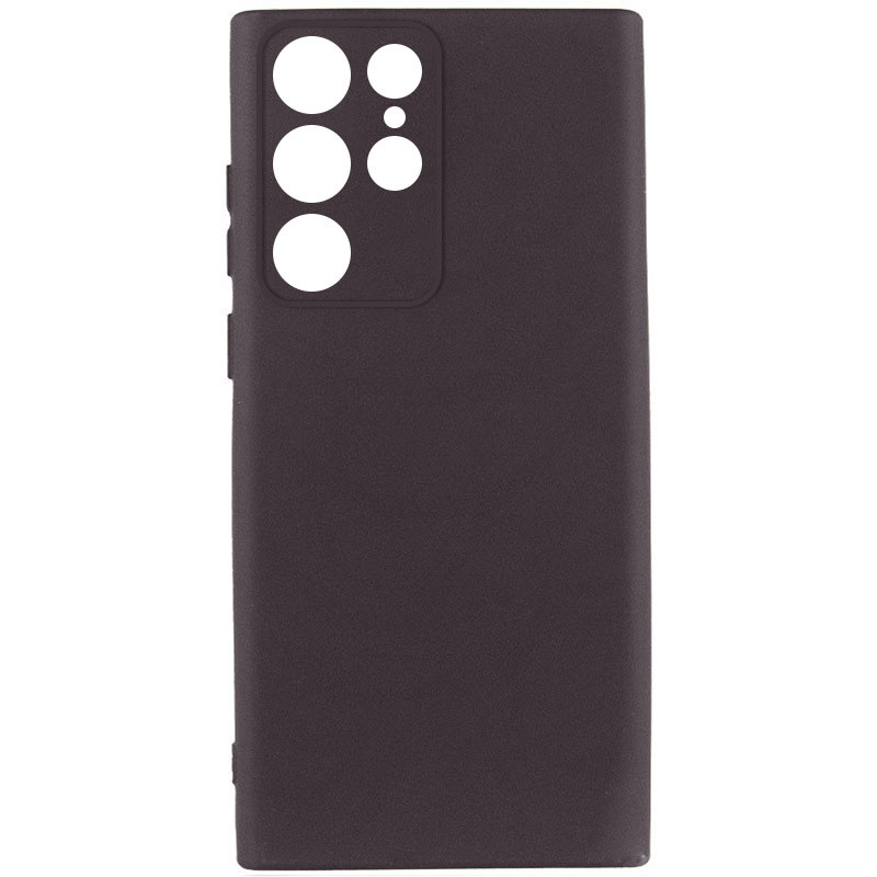 Чехол Silicone Cover Lakshmi Full Camera (AA) для Samsung Galaxy S24 Ultra (Шоколадный / Chocolate)