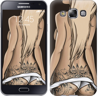

Чехол Девушка с татуировкой для Samsung Galaxy E5 E500H 644129