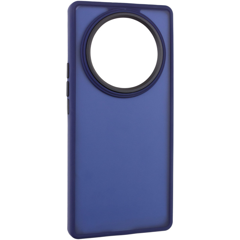 Чехол TPU+PC Lyon Frosted для Xiaomi Redmi Note 14 Pro 4G (Navy Blue)