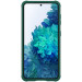 Фото Карбоновая накладка Nillkin Camshield (шторка на камеру) для Samsung Galaxy S21 (Зеленый / Dark Green) на vchehle.ua
